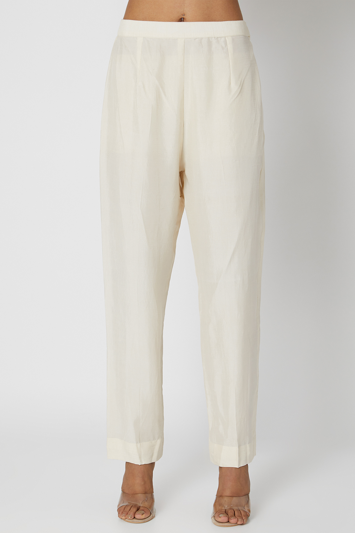 Women's Beige Embroidered Kurta Set