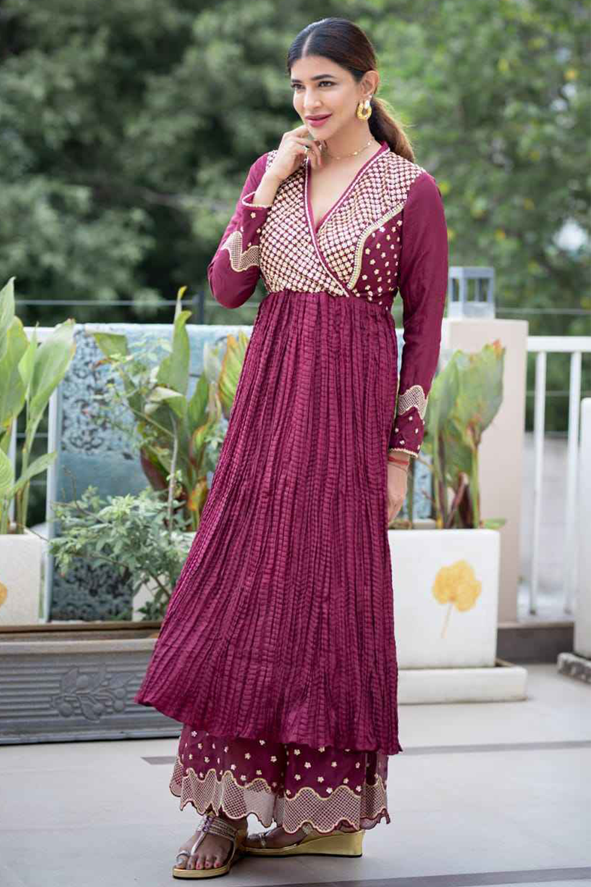 Anarkali Gown with Dupatta