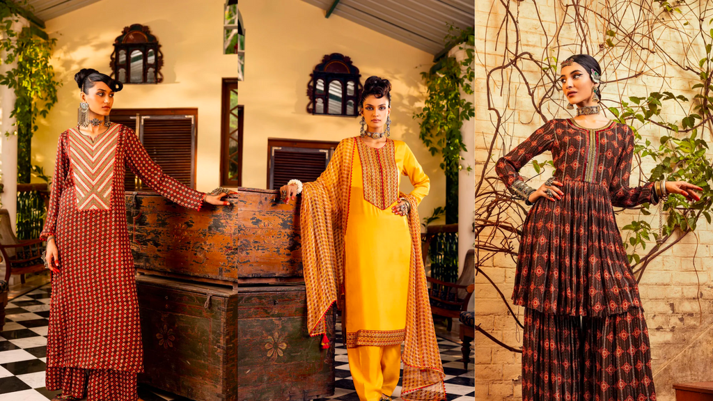 Tradition with Poise: Embroidered Kurta Sets