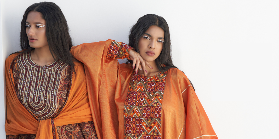 Designer Embroidered Dresses Women"s