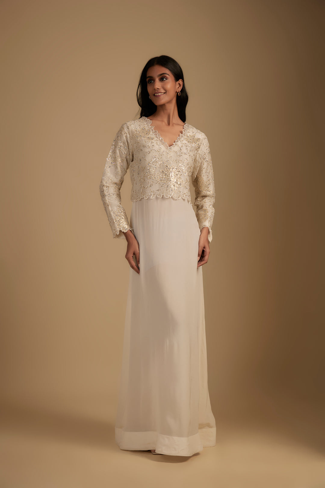 sachin and babi light blue dress ASOS EDITION Jessica embroidered dobby mesh wedding dress main image 0