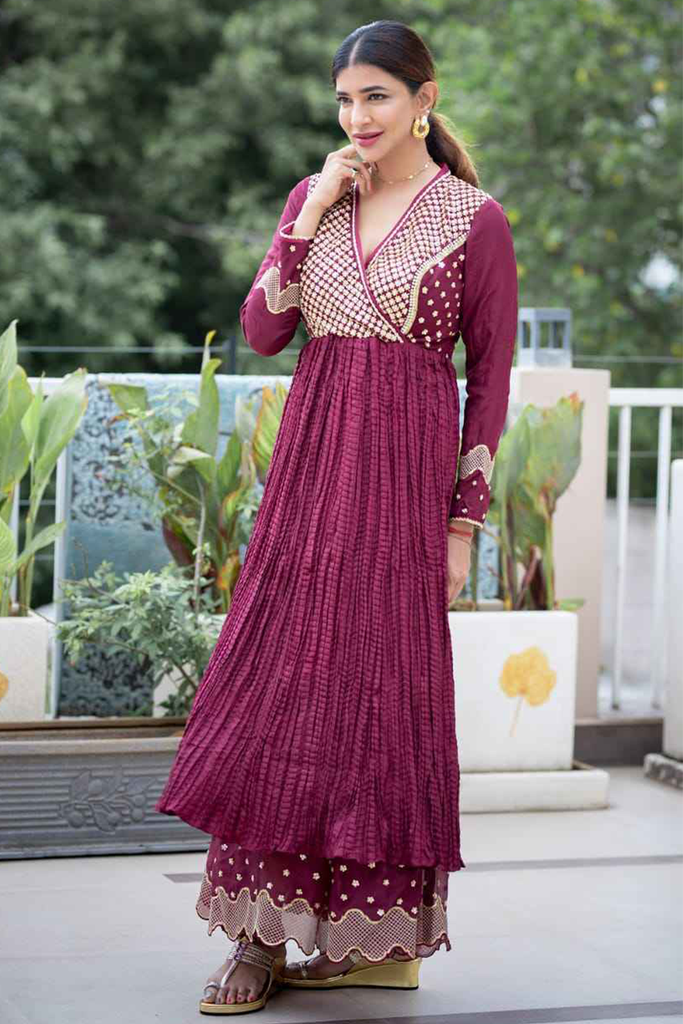 Anarkali Gown with Dupatta 